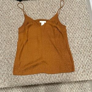 H&M leopard print camisole.